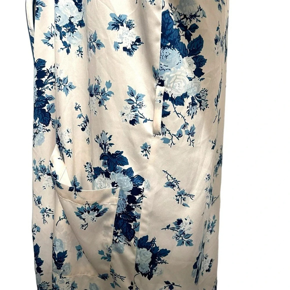 Rachel Parcell Floral Print Satin Robe Size XS NWT - Picture 4 of 11